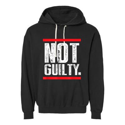 Trump Not Guilty Garment-Dyed Fleece Hoodie