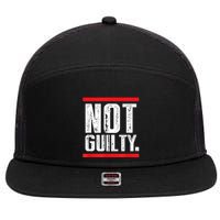 Trump Not Guilty 7 Panel Mesh Trucker Snapback Hat