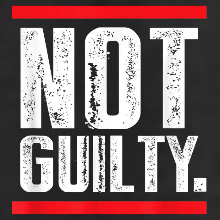 Trump Not Guilty 7 Panel Mesh Trucker Snapback Hat