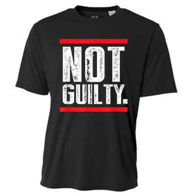 Trump Not Guilty Cooling Performance Crew T-Shirt