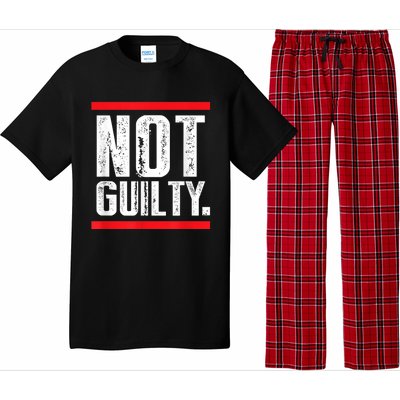 Trump Not Guilty Pajama Set