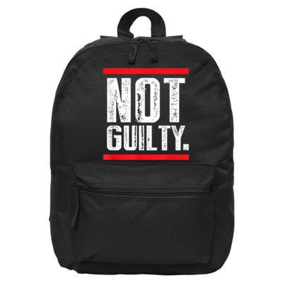 Trump Not Guilty 16 in Basic Backpack