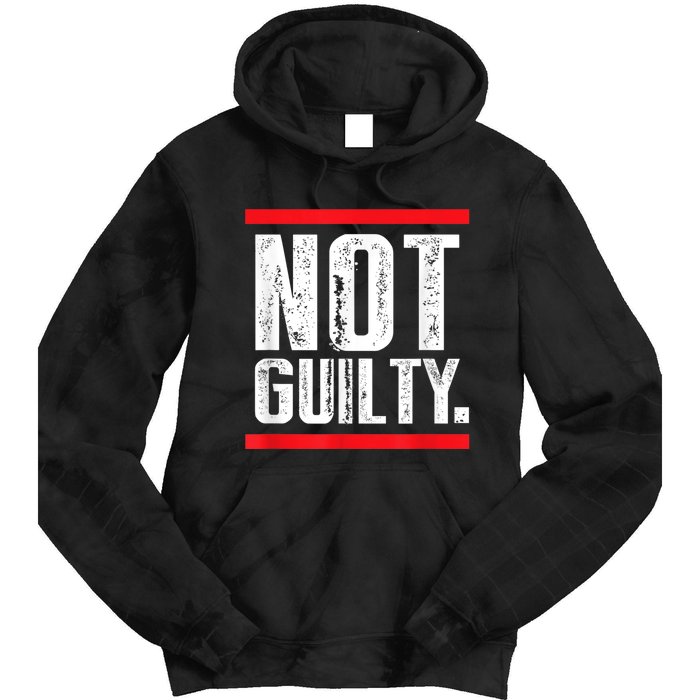 Trump Not Guilty Tie Dye Hoodie