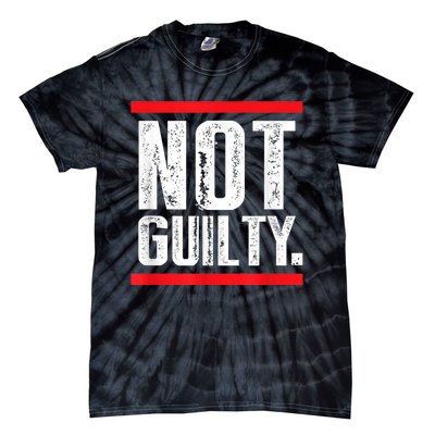 Trump Not Guilty Tie-Dye T-Shirt