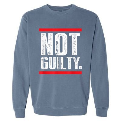 Trump Not Guilty Garment-Dyed Sweatshirt