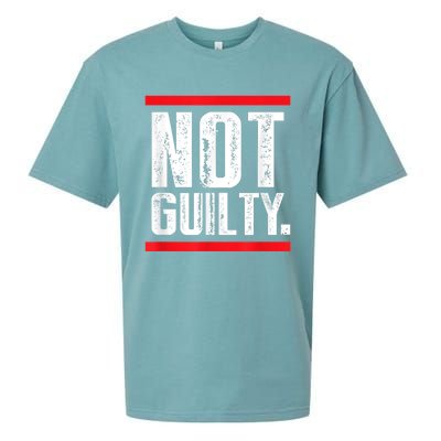 Trump Not Guilty Sueded Cloud Jersey T-Shirt