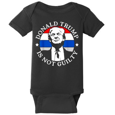 Trump Not Guilty Baby Bodysuit