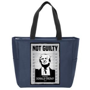 Trump Not Guilty Zip Tote Bag