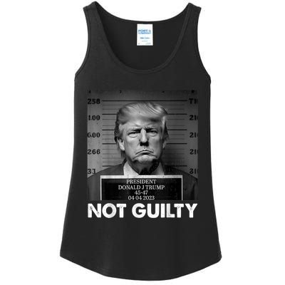 Trump Not Guilty 2024 Free Trump Ladies Essential Tank