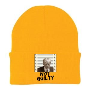 Trump Not Guilty 2024 Knit Cap Winter Beanie