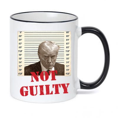 Trump Not Guilty 2024 11oz Black Color Changing Mug