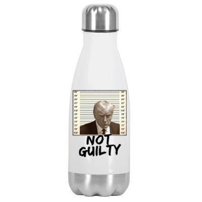 Trump Not Guilty 2024 Stainless Steel Insulated Water Bottle