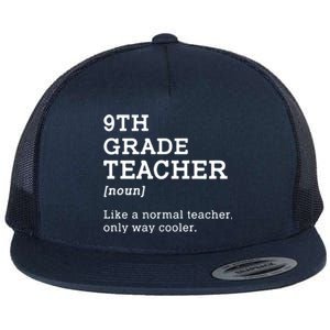 Team Ninth Grade Back To School 9th Grade Teacher Student Flat Bill Trucker Hat