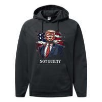 Trump Not Guilty Performance Fleece Hoodie