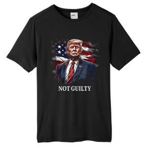 Trump Not Guilty Tall Fusion ChromaSoft Performance T-Shirt