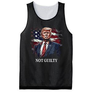 Trump Not Guilty Mesh Reversible Basketball Jersey Tank