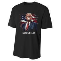 Trump Not Guilty Performance Sprint T-Shirt