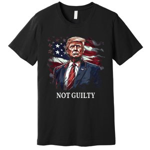 Trump Not Guilty Premium T-Shirt