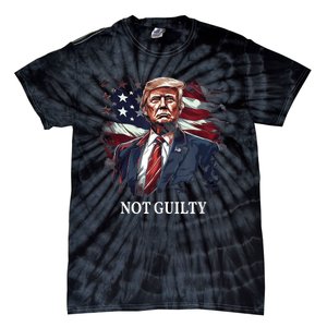 Trump Not Guilty Tie-Dye T-Shirt