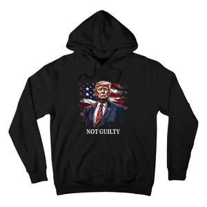 Trump Not Guilty Tall Hoodie