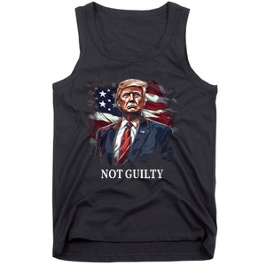 Trump Not Guilty Tank Top