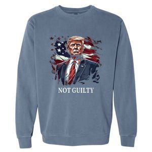 Trump Not Guilty Garment-Dyed Sweatshirt