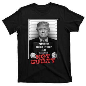 Trump not guilty Trump 2024 Mugshot T-Shirt