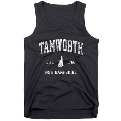 Tamworth New Hampshire Nh Vintage Athletic Sports Tank Top