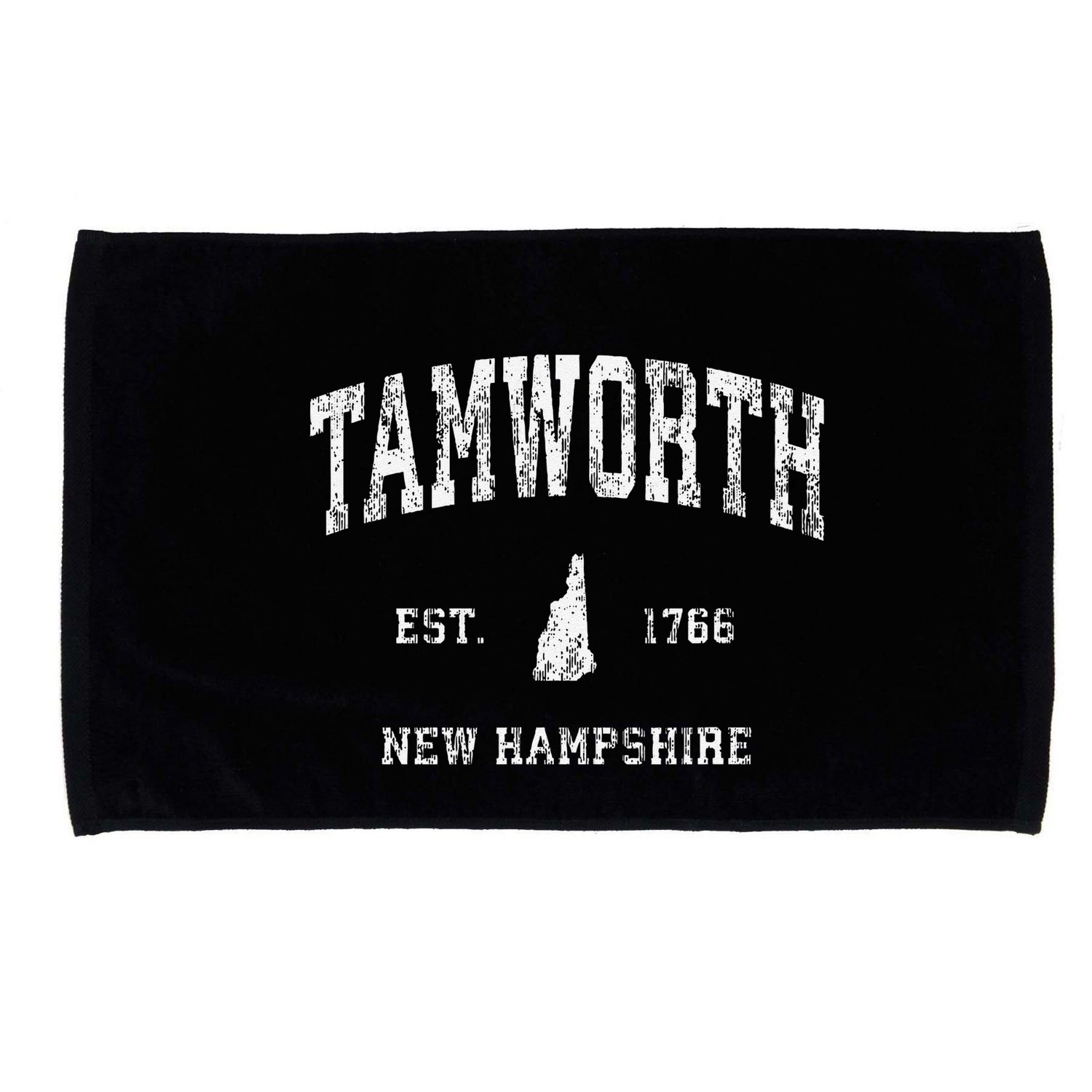 Tamworth New Hampshire Nh Vintage Athletic Sports Microfiber Hand Towel