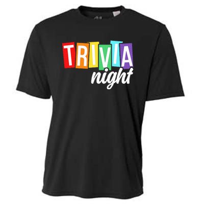 Trivia Night Host Game Night Squad Trivia Team Cooling Performance Crew T-Shirt