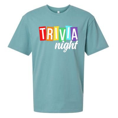 Trivia Night Host Game Night Squad Trivia Team Sueded Cloud Jersey T-Shirt