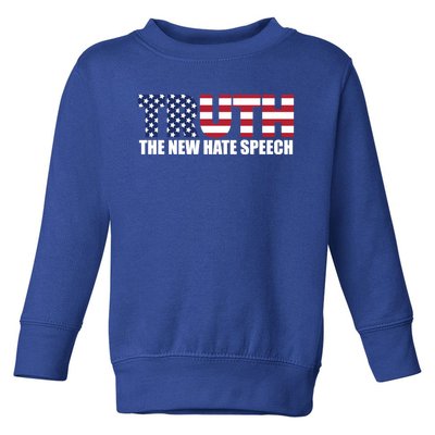 Truth New Hate Speech Pc Political Correctness Free Speech Cool Gift Toddler Sweatshirt