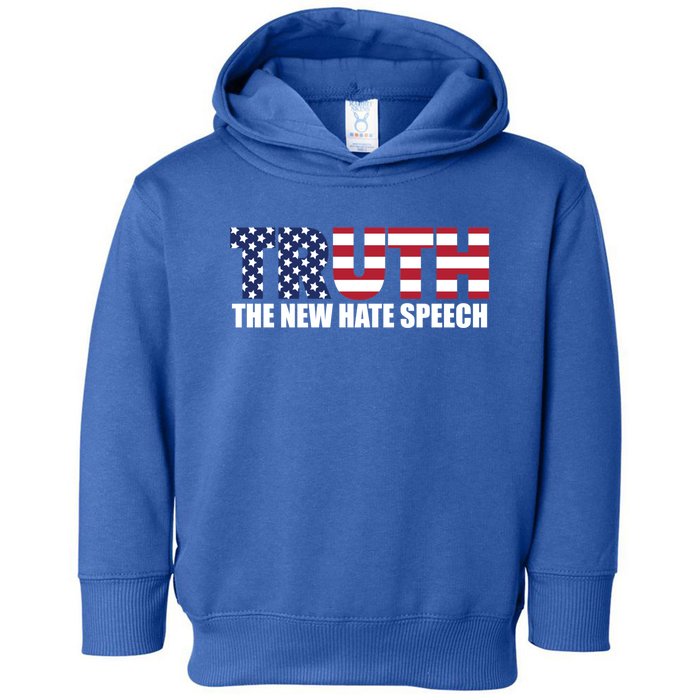 Truth New Hate Speech Pc Political Correctness Free Speech Cool Gift Toddler Hoodie