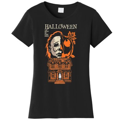 The Night He Came Home Lazy Halloween Costume Horror Movie Women's T-Shirt