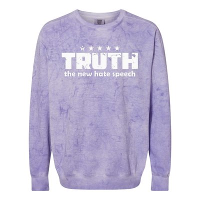 Truth New Hate Speech PC Political Correctness Colorblast Crewneck Sweatshirt