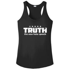 Truth New Hate Speech PC Political Correctness Ladies PosiCharge Competitor Racerback Tank