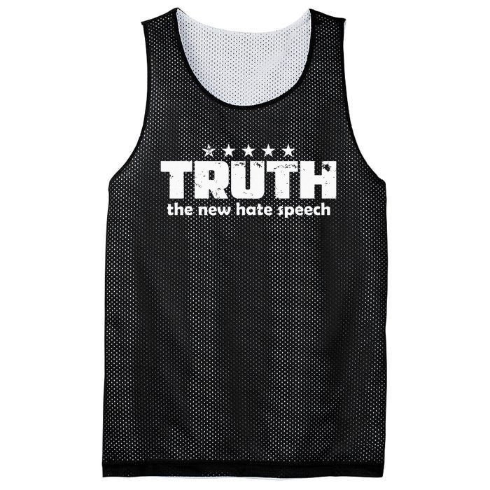 Truth New Hate Speech PC Political Correctness Mesh Reversible Basketball Jersey Tank