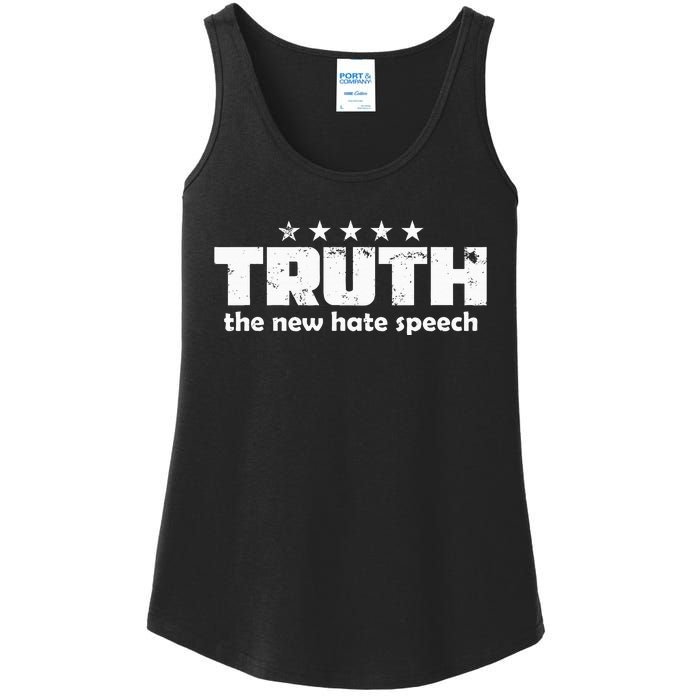 Truth New Hate Speech Pc Political Correctness Ladies Essential Tank