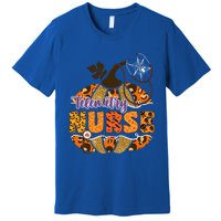 Telemetry Nurse Halloween Pumpkin Leopard Great Gift Premium T-Shirt