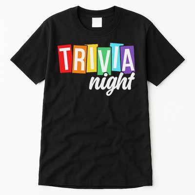 Trivia Night Host Game Night Squad Trivia Team Women Men Tall T-Shirt