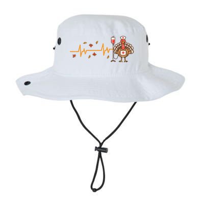 Thanksgiving Nurse Heartbeat Turkey Fall Legacy Cool Fit Booney Bucket Hat