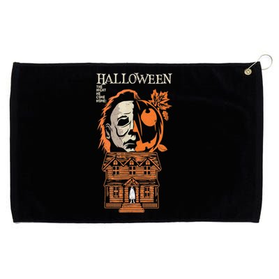 The Night He Came Home Lazy Halloween Costume Horror Movie Grommeted Golf Towel