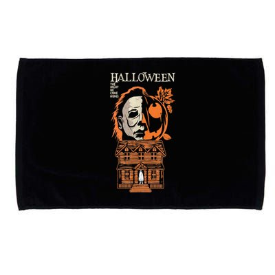 The Night He Came Home Lazy Halloween Costume Horror Movie Microfiber Hand Towel