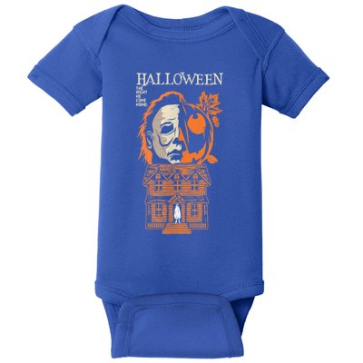 The Night He Came Home Lazy Halloween Costume Horror Movie Baby Bodysuit