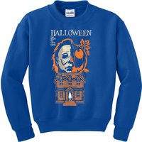 The Night He Came Home Lazy Halloween Costume Horror Movie Kids Sweatshirt