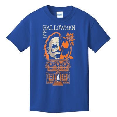 The Night He Came Home Lazy Halloween Costume Horror Movie Kids T-Shirt