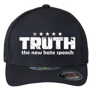 Truth New Hate Speech Pc Political Correctness Flexfit Unipanel Trucker Cap