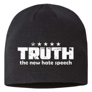 Truth New Hate Speech Pc Political Correctness Sustainable Beanie