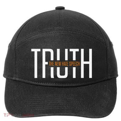 The New Hate Speech Political Correctness Funny Quote 7-Panel Snapback Hat