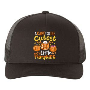 Thanksgiving Nurse I Care For The Cutest Little Pumpkins Yupoong Adult 5-Panel Trucker Hat